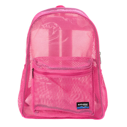 - 20 PACKS | $11.49 PER PACK ||    Wholesale Case Lot: 20 pcs Heavy Duty Classic Gym Student Mesh See Through Netting Backpack Padded Straps