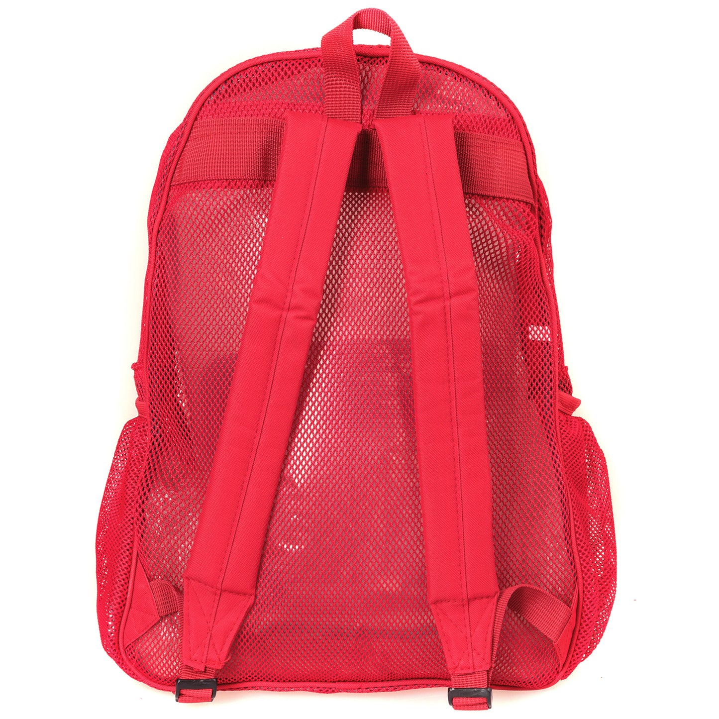 - 20 PACKS | $11.49 PER PACK ||    Wholesale Case Lot: 20 pcs Heavy Duty Classic Gym Student Mesh See Through Netting Backpack Padded Straps