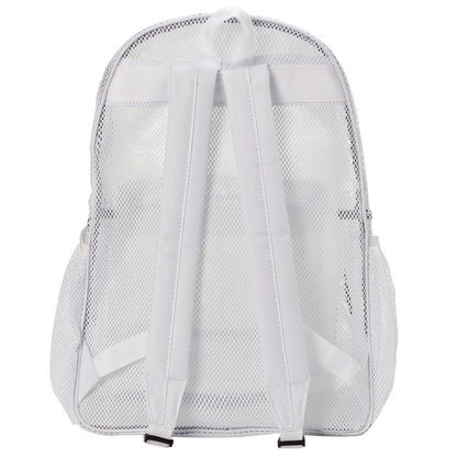 - 20 PACKS | $11.49 PER PACK ||    Wholesale Case Lot: 20 pcs Heavy Duty Classic Gym Student Mesh See Through Netting Backpack Padded Straps