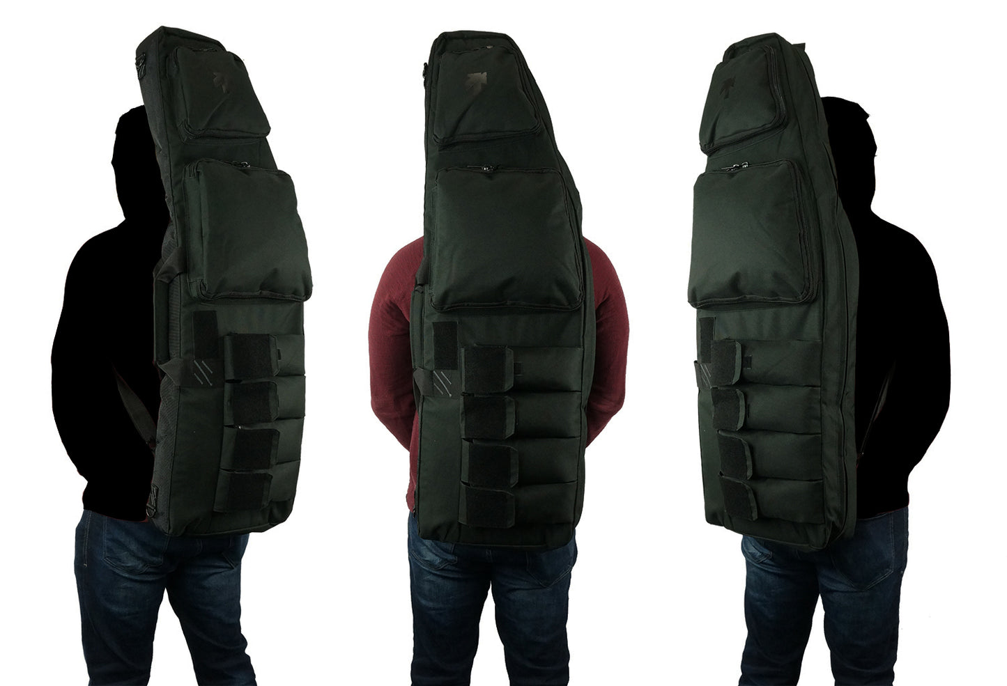 Wholesale Case Lot: 4 pcs Double Long Rifles Storage Bag with Mag Pockets Lockable Zippers |||  4 PACKS | $37.49 PER PACK