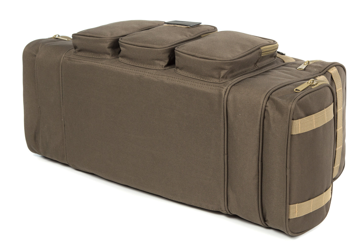Wholesale Case Lot Tactical Range Duffel Heavy Duty Military Molle Gear Travel Sports Gym Bag Lockable Zippers with US Flag Patch  |||    10/6 PACKS | $35.99/49.99 PER PACK