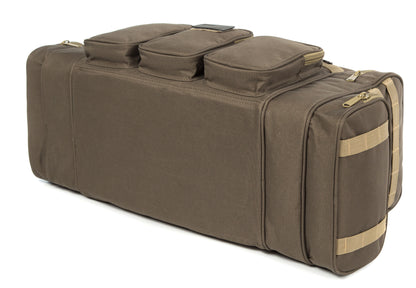 Wholesale Case Lot Tactical Range Duffel Heavy Duty Military Molle Gear Travel Sports Gym Bag Lockable Zippers with US Flag Patch  |||    10/6 PACKS | $35.99/49.99 PER PACK