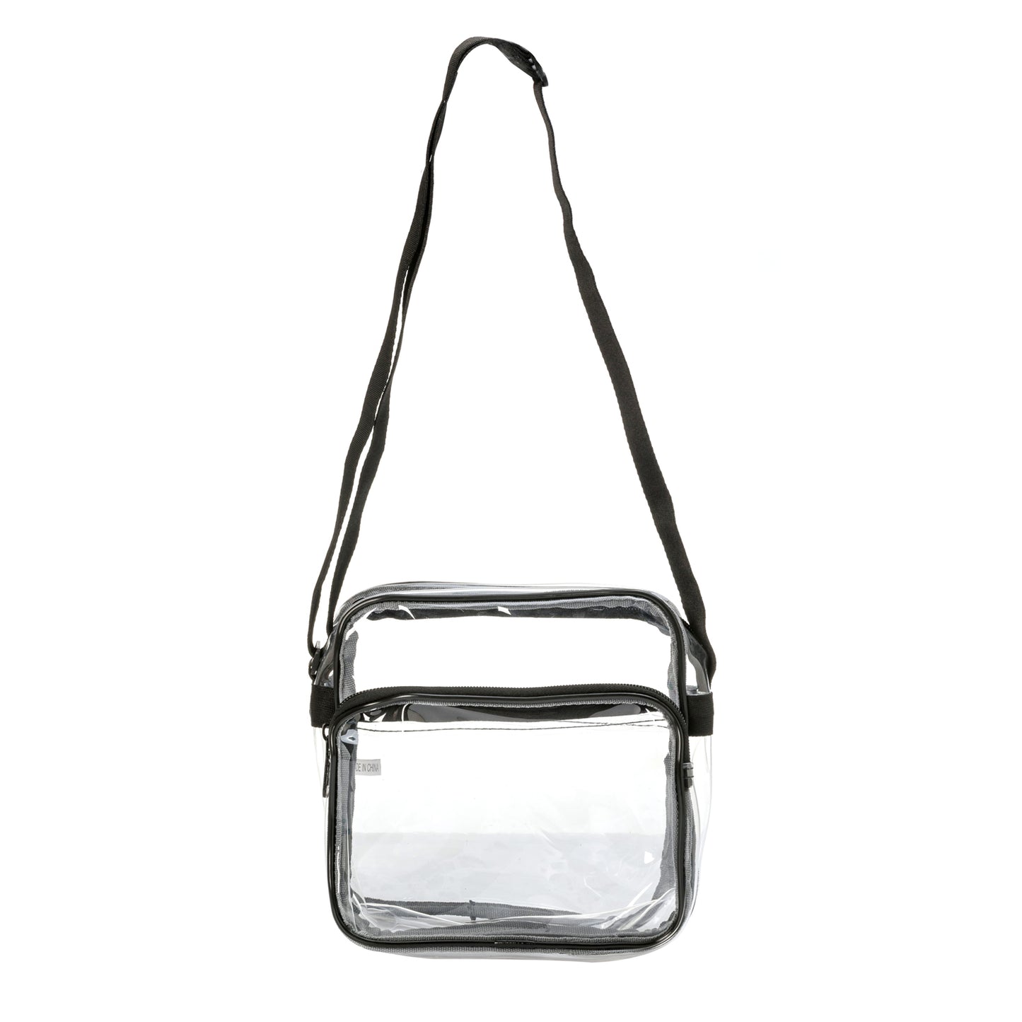 Wholesale Case Lot: 30 pcs Heavy Duty STADIUM Clear Tote Quality See Through Messenger Work Bag Durable Transparent PVC Lunch Bag  |||   30 PACKS | $7.99 PER PACK