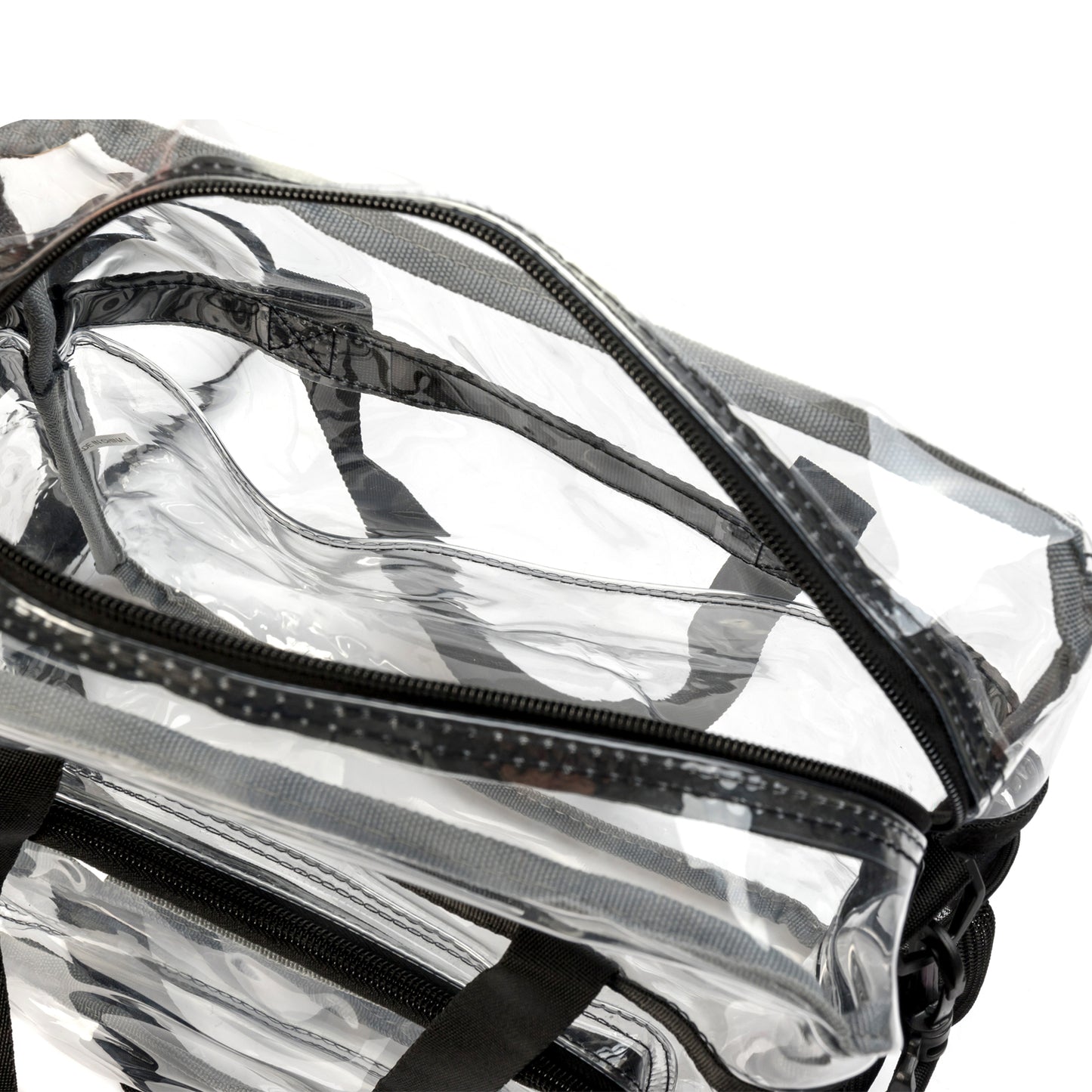 Wholesale Case Lot: 20 pcs Heavy Duty STADIUM Clear Tote Quality See Through Messenger Work Bag Durable Transparent PVC Lunch Bag ||| 20 PACKS | $11.99 PER PACK