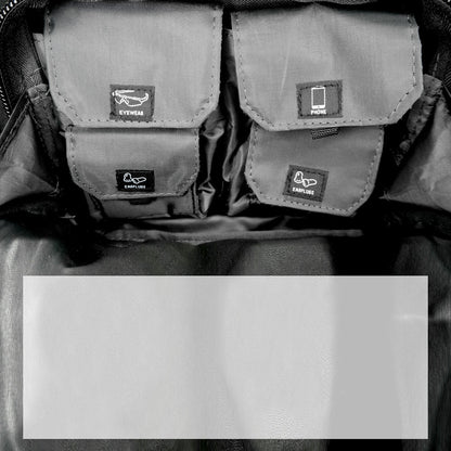 Multiple compartments Tactical Lockable Range Backpack with Free USA Patch and rain cover