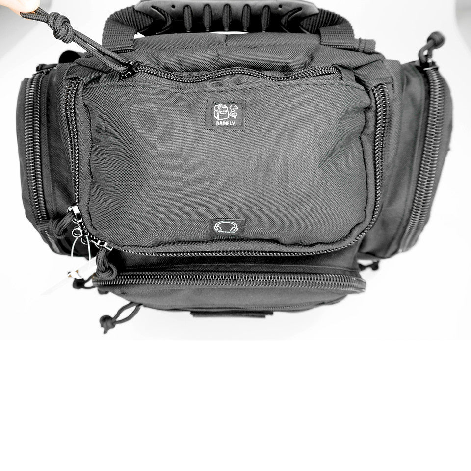 Multiple compartments Tactical Lockable Range Backpack with Free USA Patch and rain cover