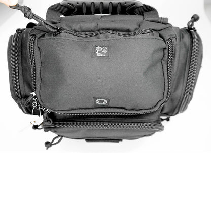 Multiple compartments Tactical Lockable Range Backpack with Free USA Patch and rain cover