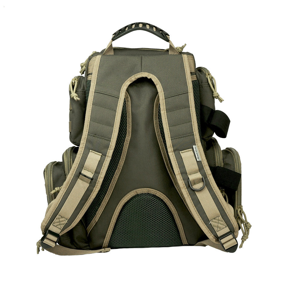 Multiple compartments Tactical Lockable Range Backpack with Free USA Patch and rain cover