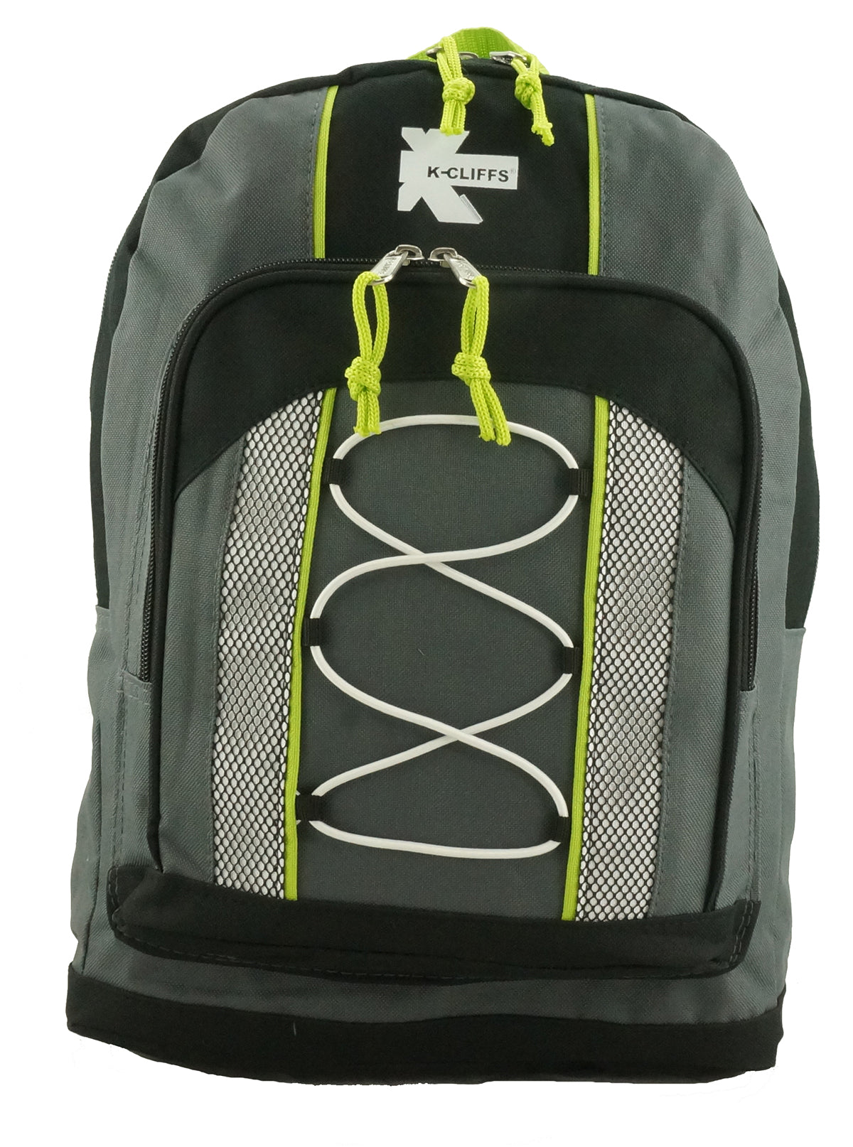 - 30 PACKS | $7.99 PER PACK ||   15" Lightweight Backpack with Bungee System Water Resistant