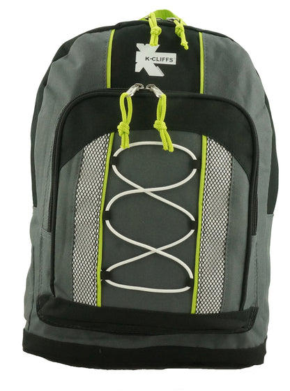 - 30 PACKS | $7.99 PER PACK ||   15" Lightweight Backpack with Bungee System Water Resistant