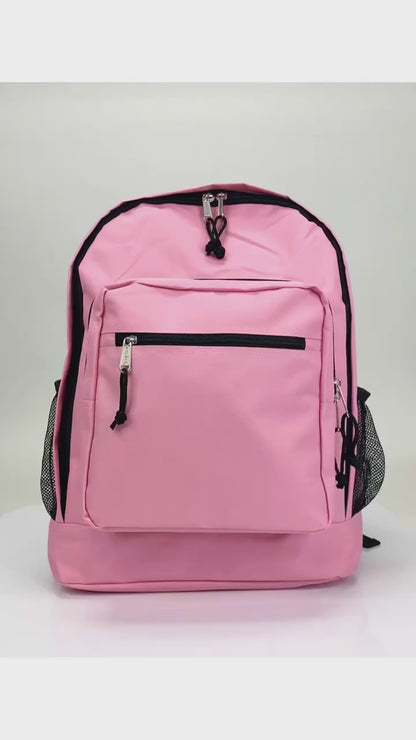 - 24 PACKS | $8.33 PER PACK || Wholesale Case Lot: 24pcs Classic College School Backpack Fits 15.6" Laptop