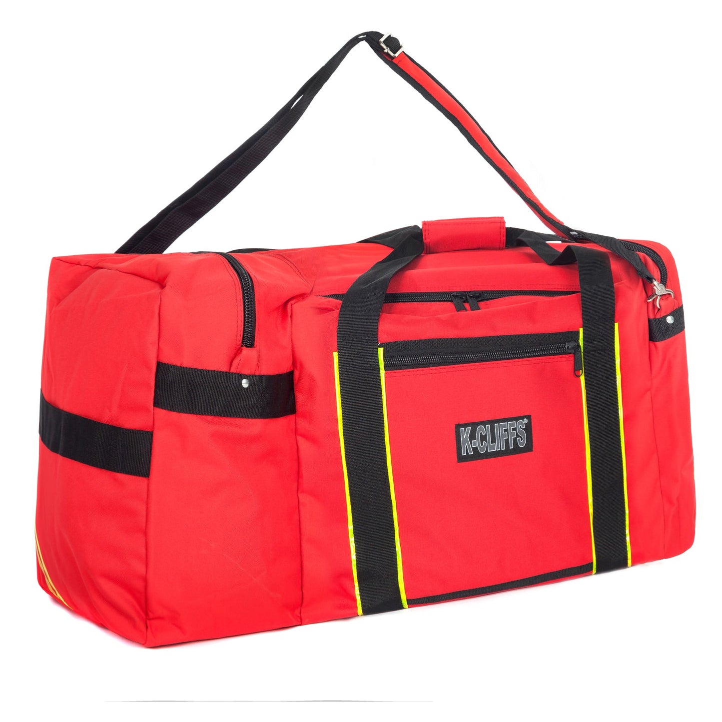 8 PACKS | $37.49 PER PACK ||  Case Lot: 8 pcs  Firefighter Rescue Duffel Bags with Paramedic Medical Features and Helmet Pocket