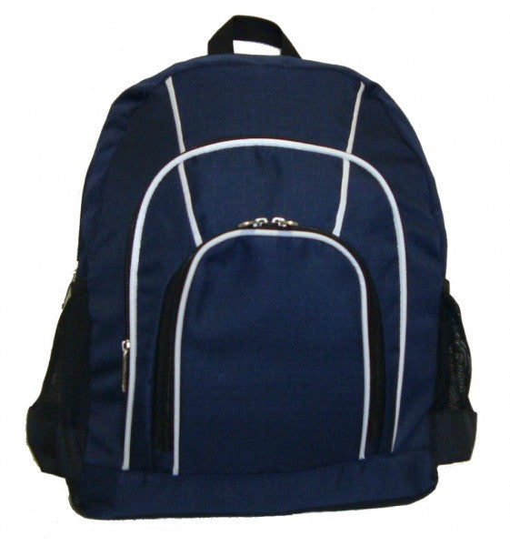 - 30 PACKS | $8.33 PER PACK ||    Wholesale Case Lot 30pcs 16 Inch Rip-stop Multi Pocket Backpack w/Side Mesh Pockets